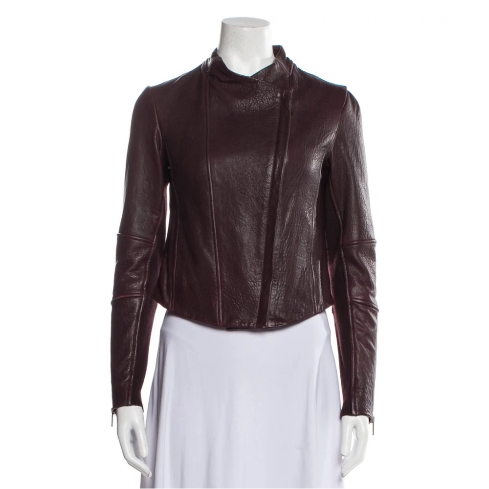 Vince Leather Biker Jacket - size small